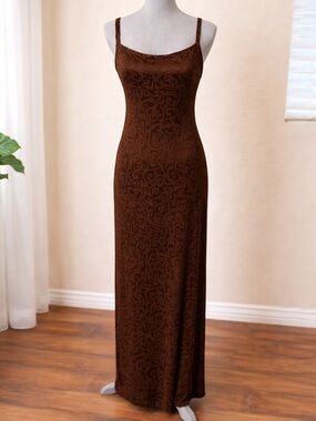 Brown Velvet Velvet Dress for Sale up to 90% Off: Poshmark